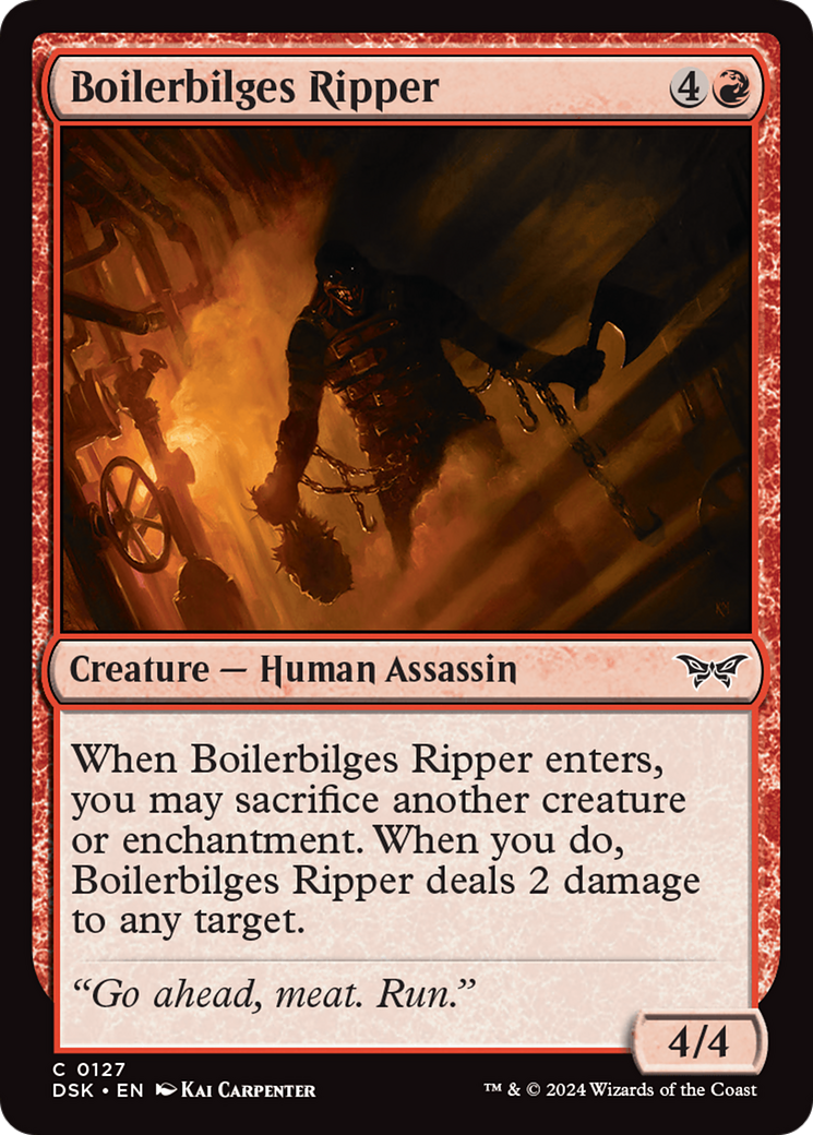 Boilerbilges Ripper [Duskmourn: House of Horror]