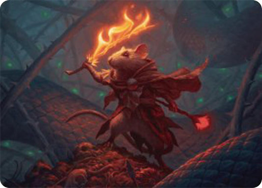 Emberheart Challenger Art Card [Bloomburrow Art Series]