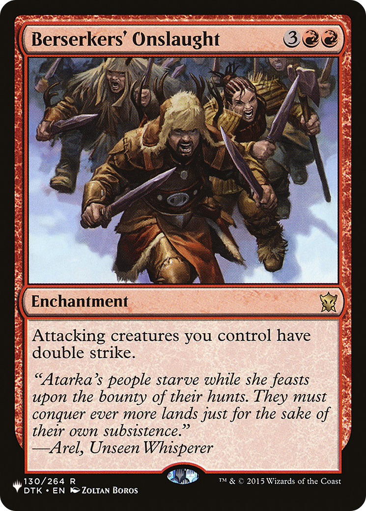 Berserkers' Onslaught [The List Reprints]