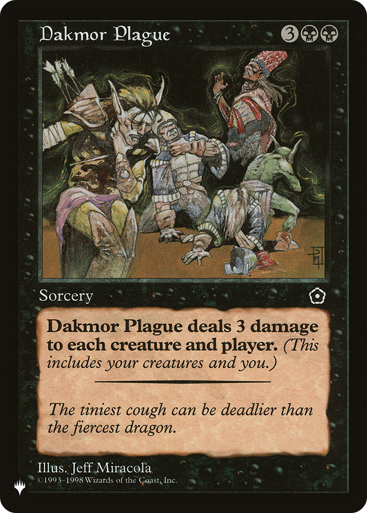 Dakmor Plague [The List Reprints]