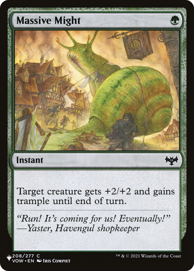 Massive Might [The List Reprints]