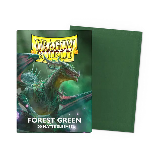 Forest Green Dragon Shield Sleeves