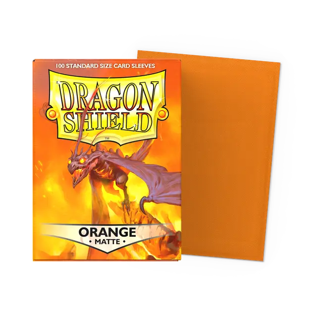 Orange Dragon Shield Sleeves