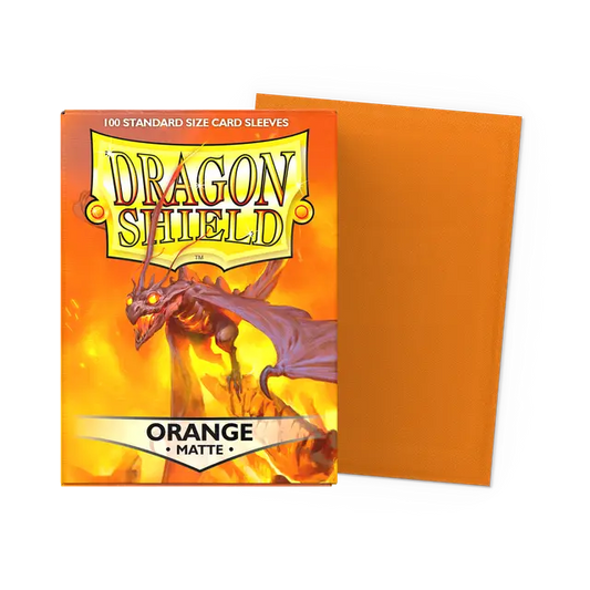 Orange Dragon Shield Sleeves